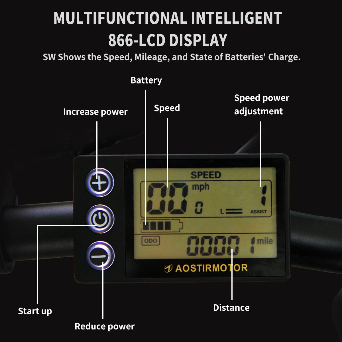 🚴 36V 500W Foldable Fat Tire E-Bike – 20x4.0” Commuter Powerhouse with 13AH Battery & LCD Display