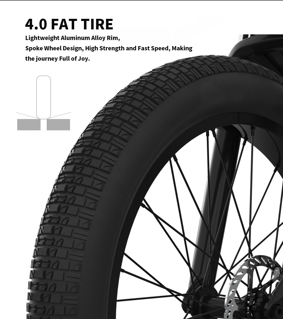 “52V Fat Tire Electric Bike 26x4.0 | All-Terrain E-Bike with 20Ah Extended-Range Battery & Hydraulic Disc Brakes”