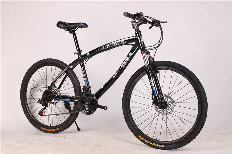 “BMW Cross Country Mountain Bike – 26 Inch Frame, 21 Speed, Dual Disc Brakes, Premium Suspension”