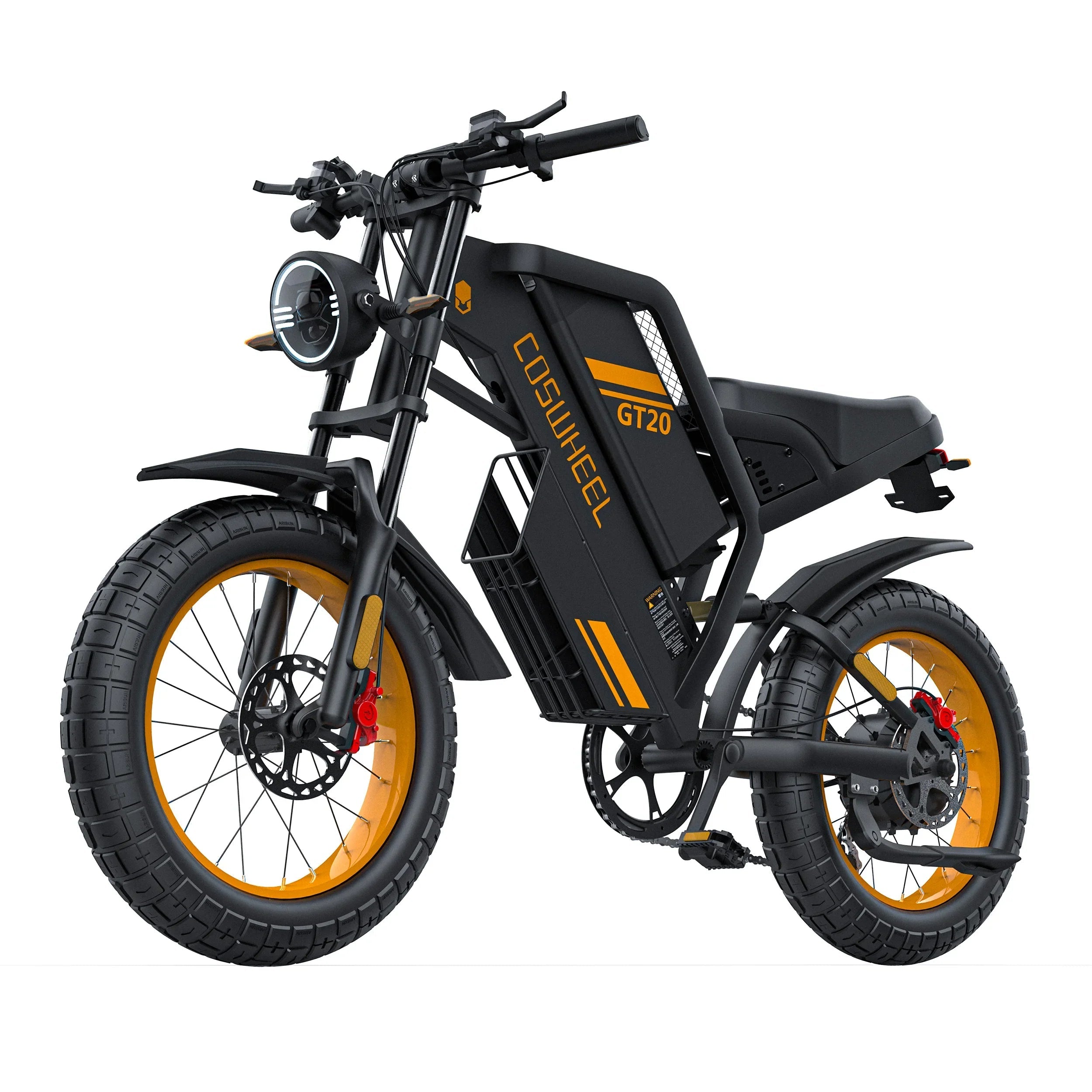 “Coswheel GT20 20” Adult Electric Motorcycle Mountain Bike – 48V Fat Tire eBike”
