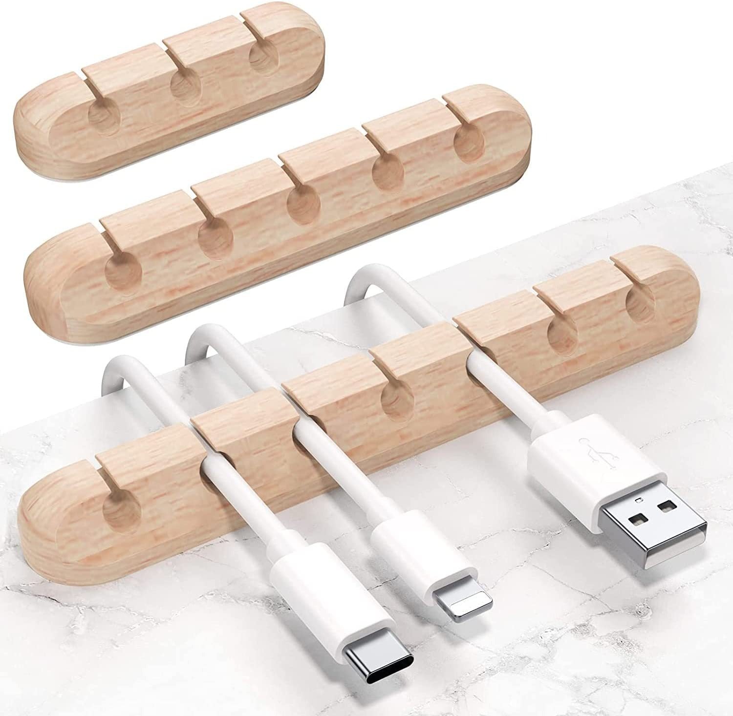 Silicone Cable Organizer & Charging Hub – Desktop Phone Accessory