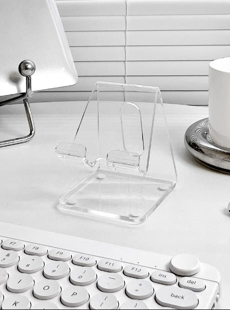 Clear Acrylic Phone Stand – Office Desk & Counter Display