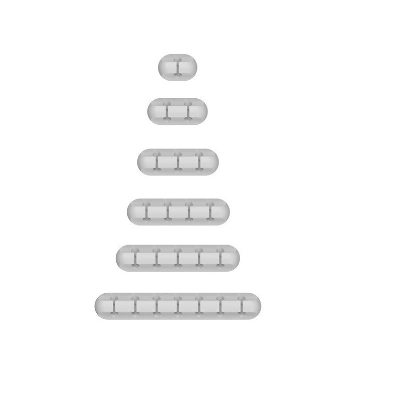 Silicone Cable Organizer & Charging Hub – Desktop Phone Accessory