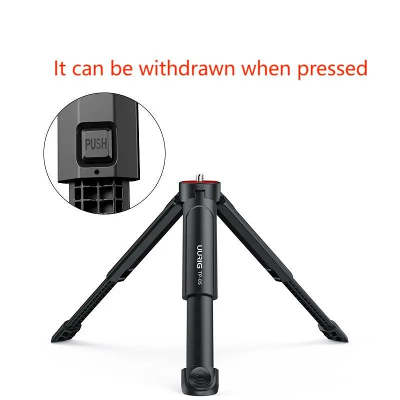 UURIG TP-05 Mini Extendable Tripod with Phone Clip – Mobile Photography