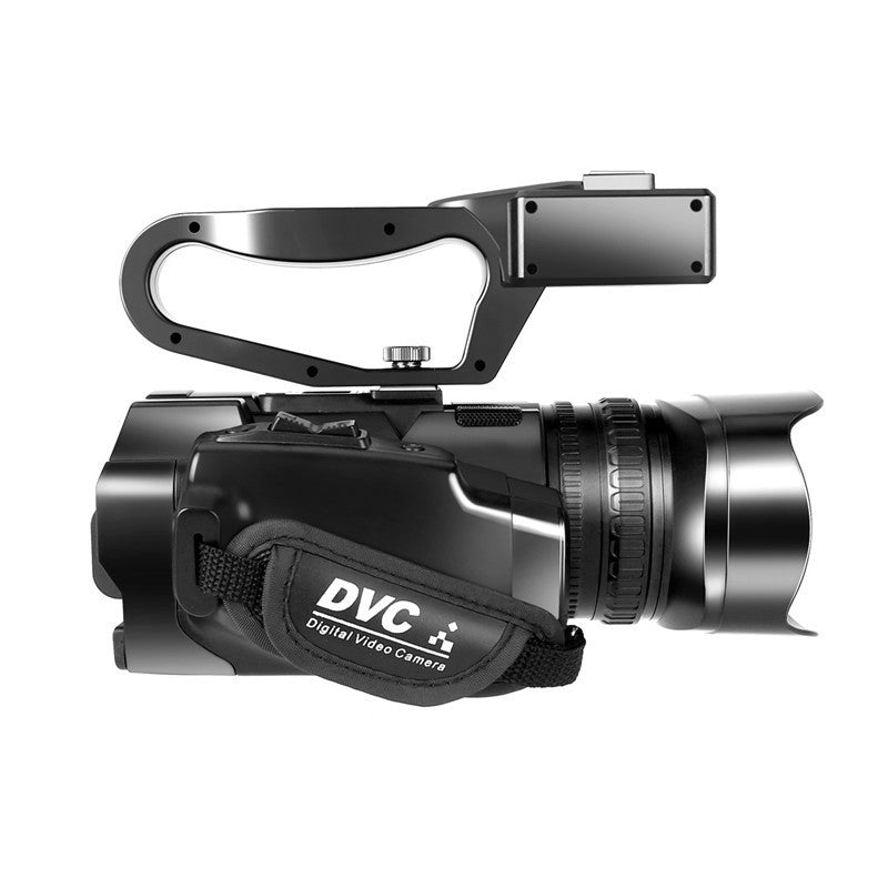 4K HD Handheld Camcorder – Vlogging & Conference Video Camera with Dual Mic and Anti-Shake