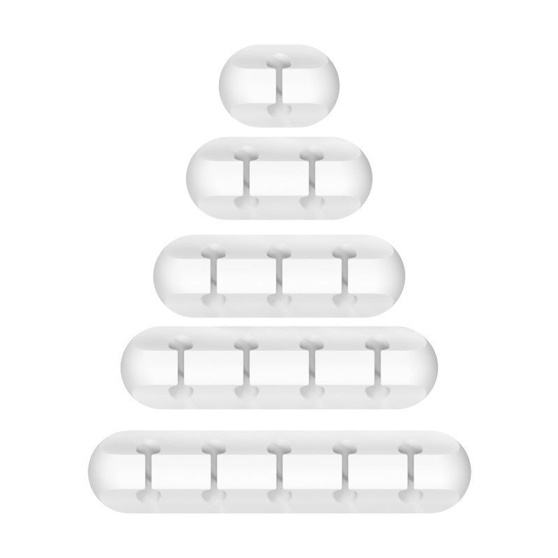 Silicone Cable Organizer & Charging Hub – Desktop Phone Accessory