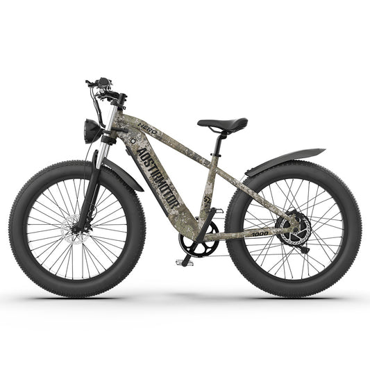 “52V Fat Tire Electric Bike 26x4.0 | All-Terrain E-Bike with 20Ah Extended-Range Battery & Hydraulic Disc Brakes”