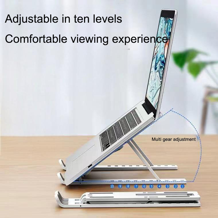 N3 Adjustable Laptop & Tablet Stand – Foldable, Height-Lifting, Cooling Base