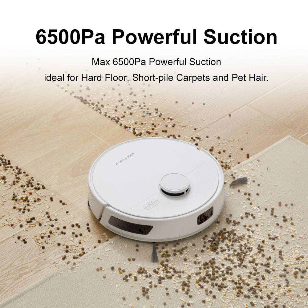 Intelligent 3-in-1 Smart Vacuum: Fully Automatic Wash, Sweep & Mop Robot with Self-Cleaning Dust Collector