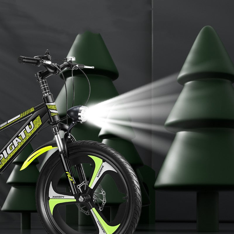 Kids Shock Absorption Mountain Bike – 20” Wheels, Variable Speed, Dual Brakes, Lightweight Frame