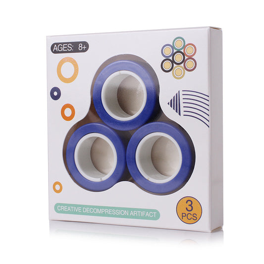 Magic Magnetic Fidget Ring – Anti-Stress Desk Toy for Anxiety Relief & Fun