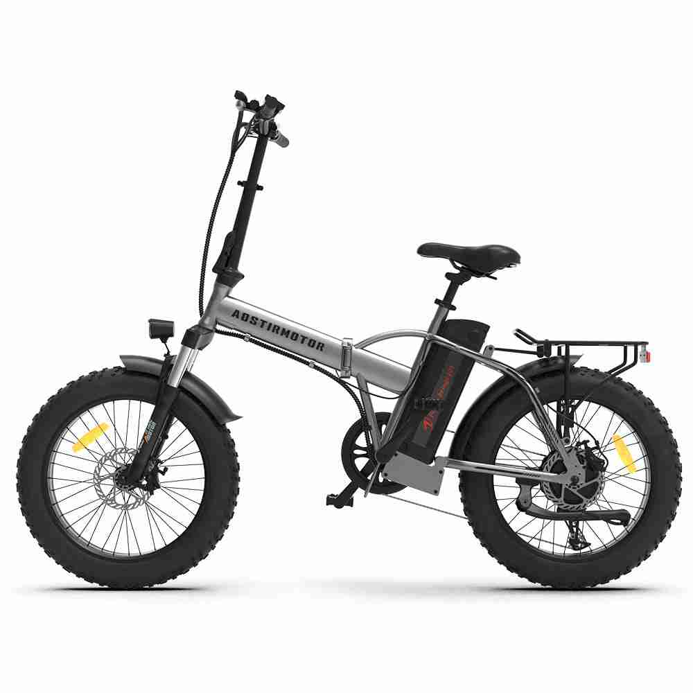 20x4.0 Inch Foldable Fat Tire Electric Bike – 48V 12.5Ah Battery, Dual Disc Brakes & Extended Range