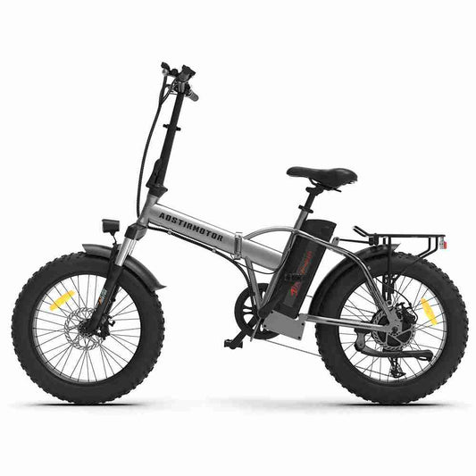 20x4.0 Inch Foldable Fat Tire Electric Bike – 48V 12.5Ah Battery, Dual Disc Brakes & Extended Range