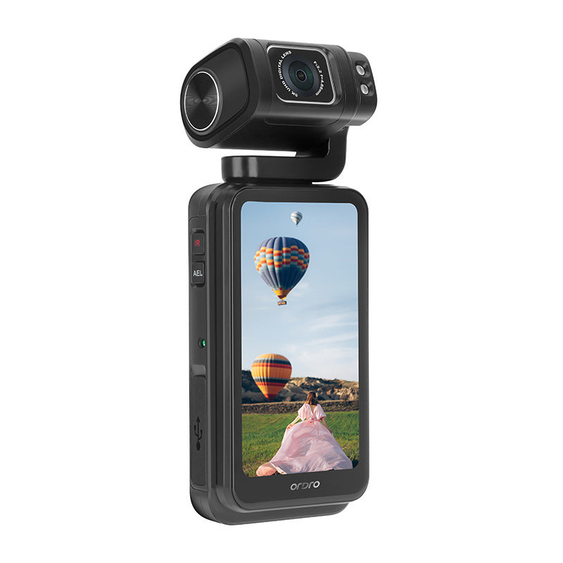M3 4K Pocket Camera – 180° Flip Screen Travel Cam