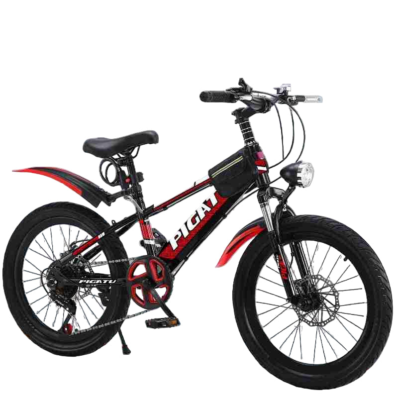 Kids Shock Absorption Mountain Bike – 20” Wheels, Variable Speed, Dual Brakes, Lightweight Frame