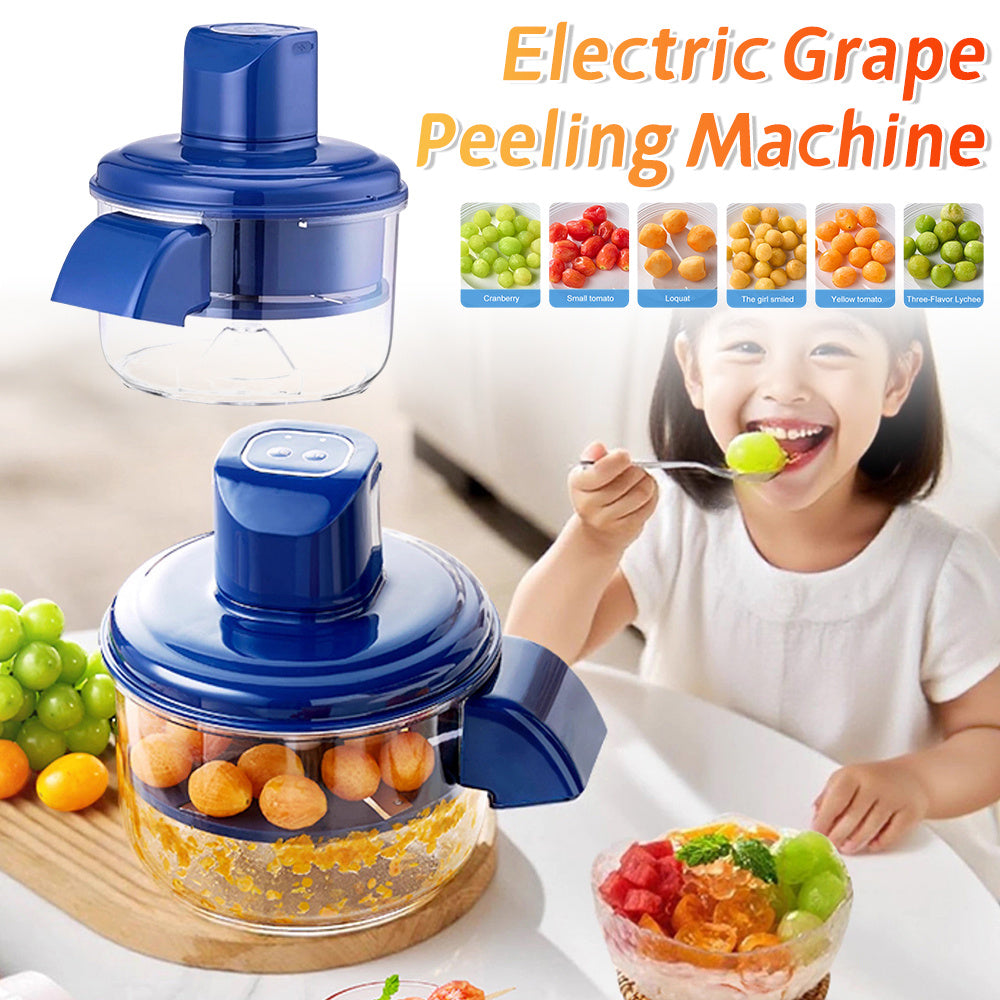 Automatic Electric Fruit Peeler – Rechargeable Hands-Free Grape & Tomato Skin Remover