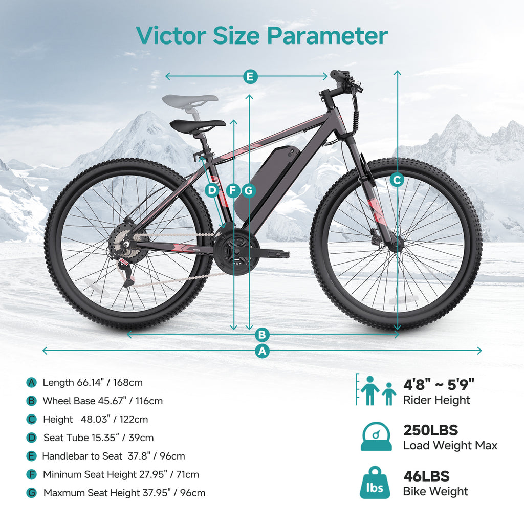 350W City Electric Bike 20” | 40km Range, 21-Speed Gears & Mechanical Disc Brakes