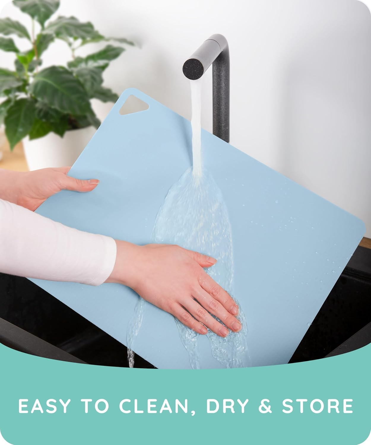 Flexible Cutting Mats Set of 3, BG/YLW/BL