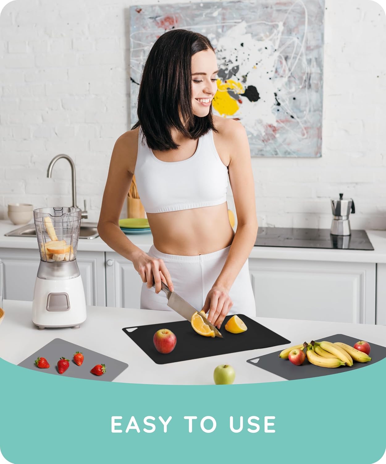 Flexible Cutting Mats Set of 3, Gray