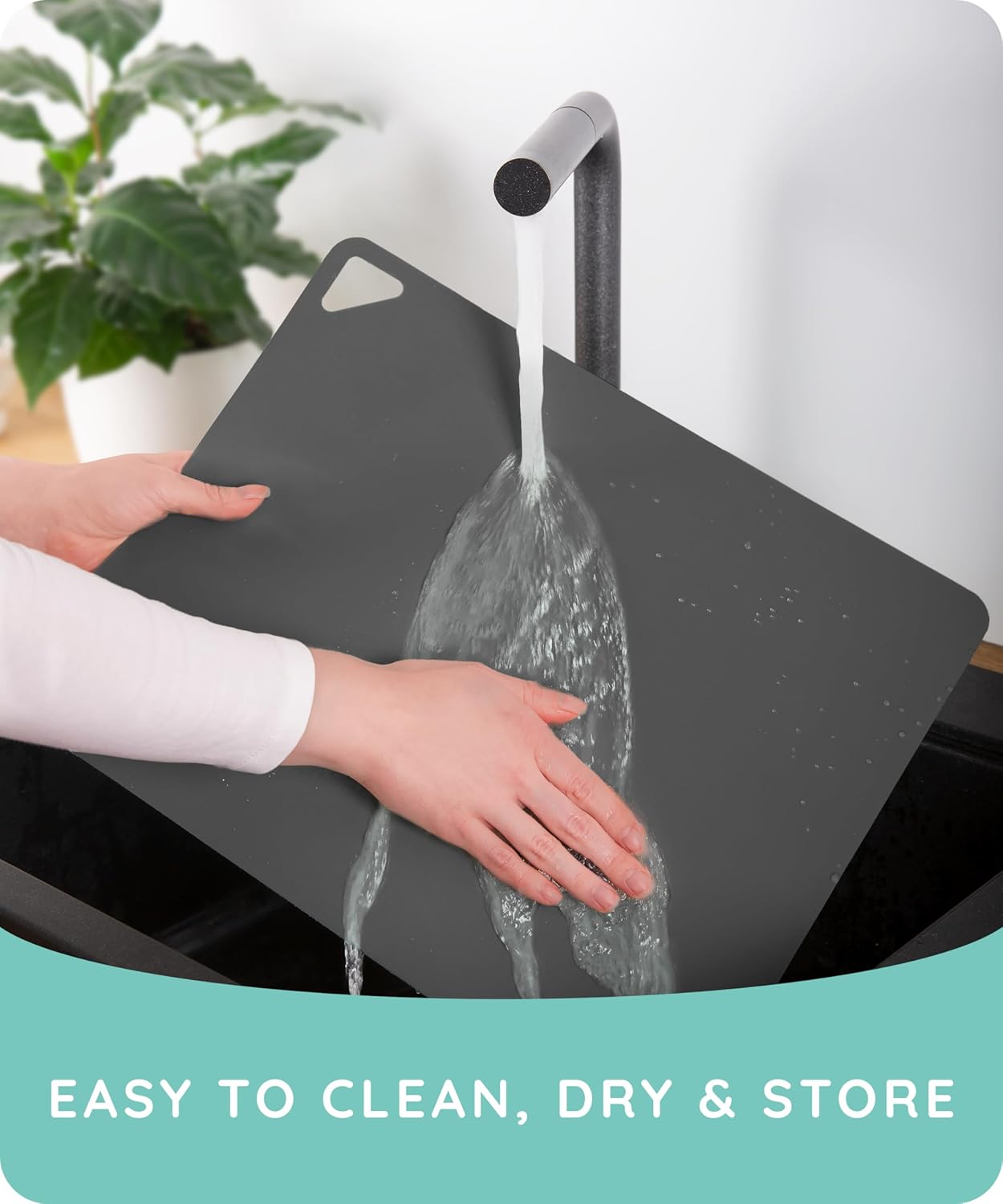 Flexible Cutting Mats Set of 3, Gray