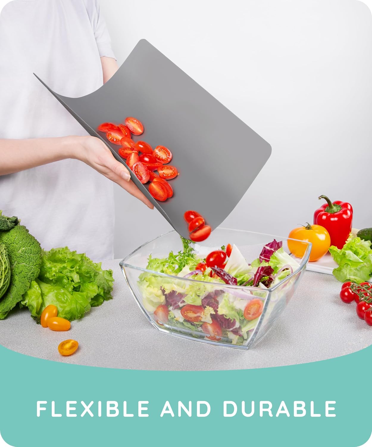 Flexible Cutting Mats Set of 3, Gray