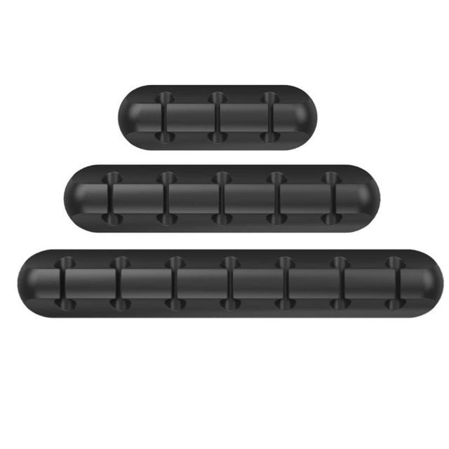 Silicone Cable Organizer & Charging Hub – Desktop Phone Accessory