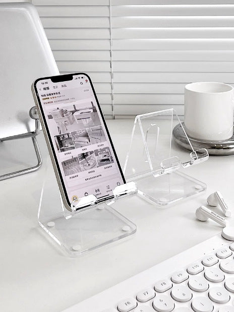 Clear Acrylic Phone Stand – Office Desk & Counter Display