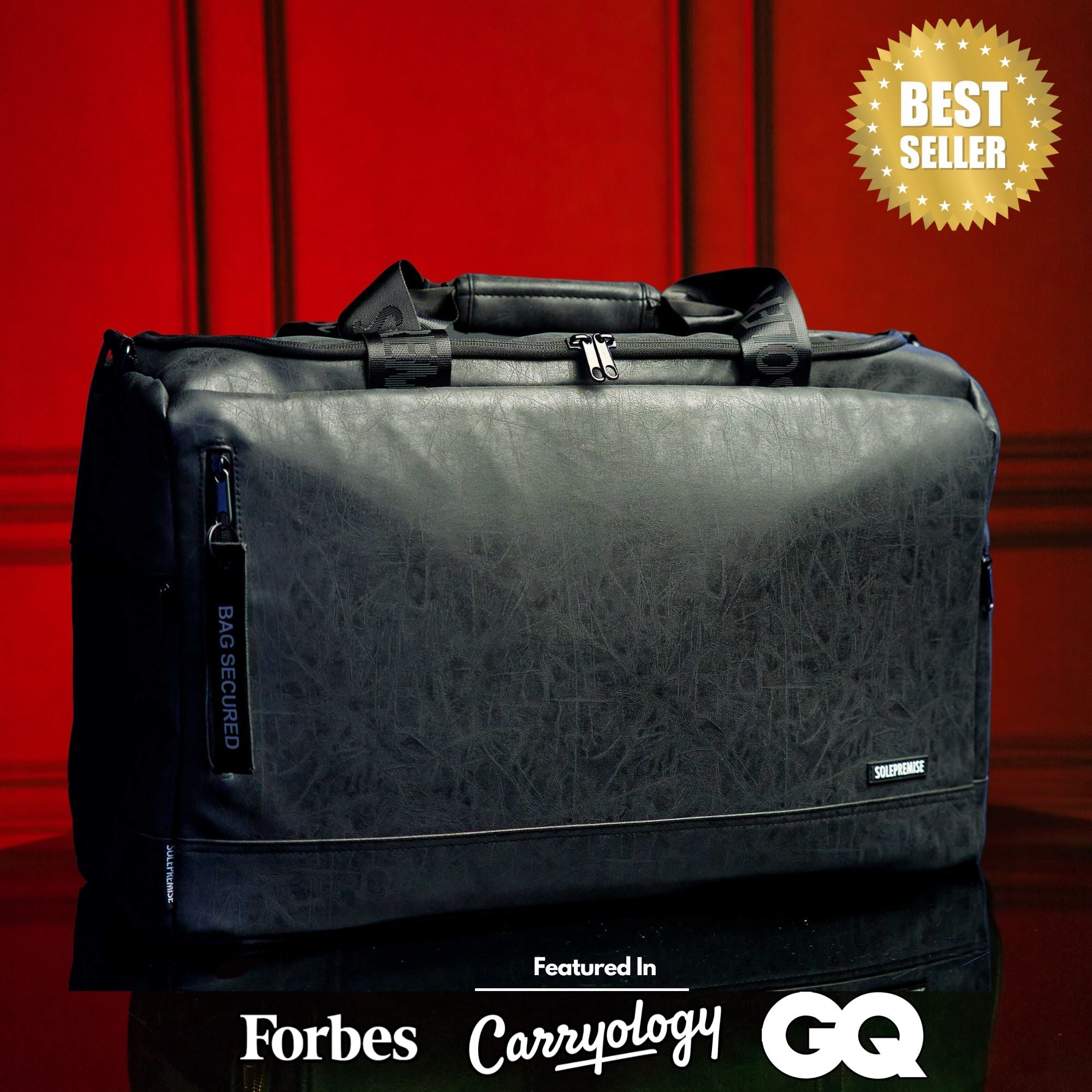 Black Leather Sneaker Duffle ( Only 3 Available at I Got It First)