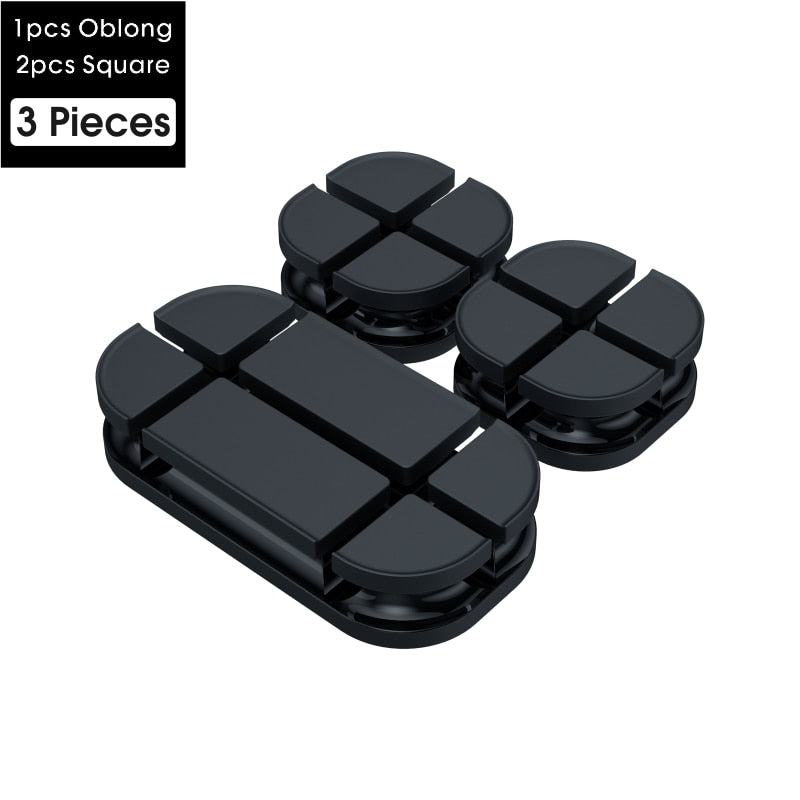 Vothoon Silicone Cross Cable Organizer – Flexible USB & Earphone Holder