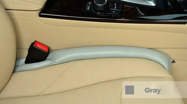 PU Leather Car Seat Gap Filler Cushion – Crevice Leakproof Protector