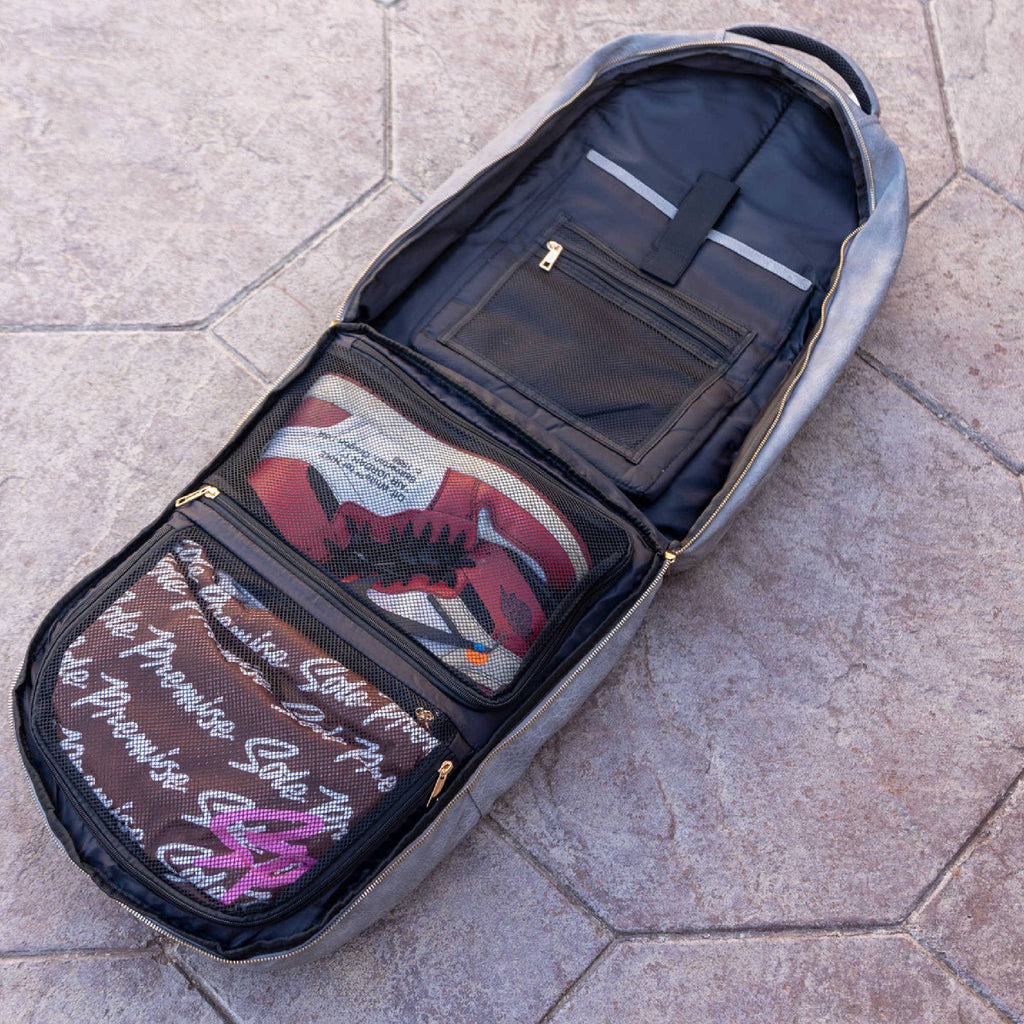 Grey Leather Commuter Bag (Only 9 Available at I Got It First)