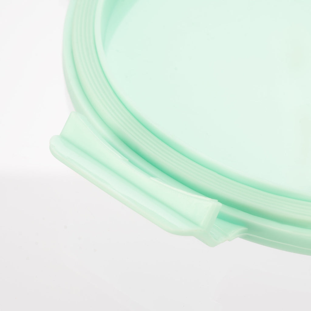 Borosilicate Glass Mixing Bowl Set- Diamond Blue (W/ Handle)