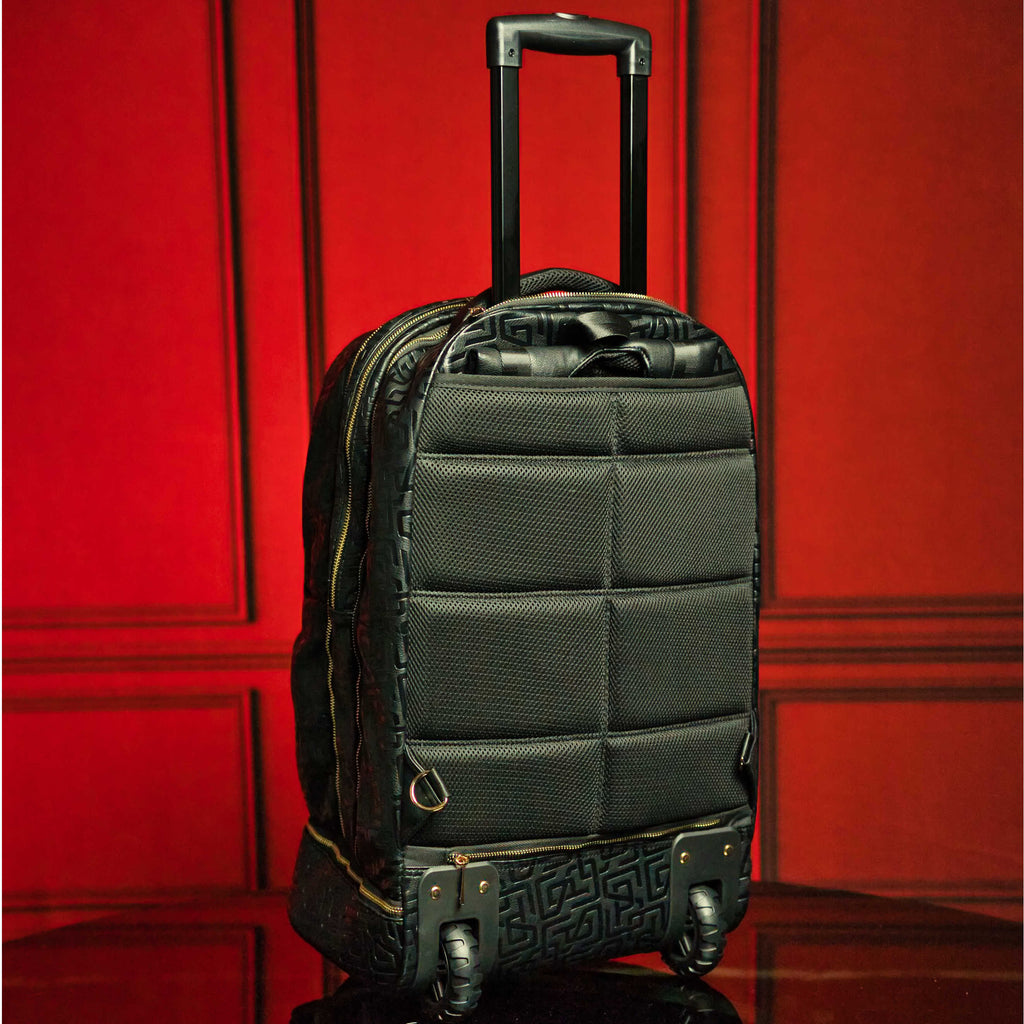 Black Monogram Leather Carry-On Roller Bag (Only 150 Made)