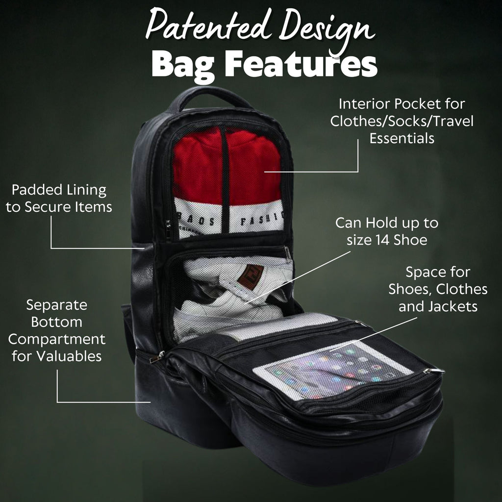 Royal Blue Leather Carryon Bag (XL Design) *Holds Size 17 (Only 150 Made)