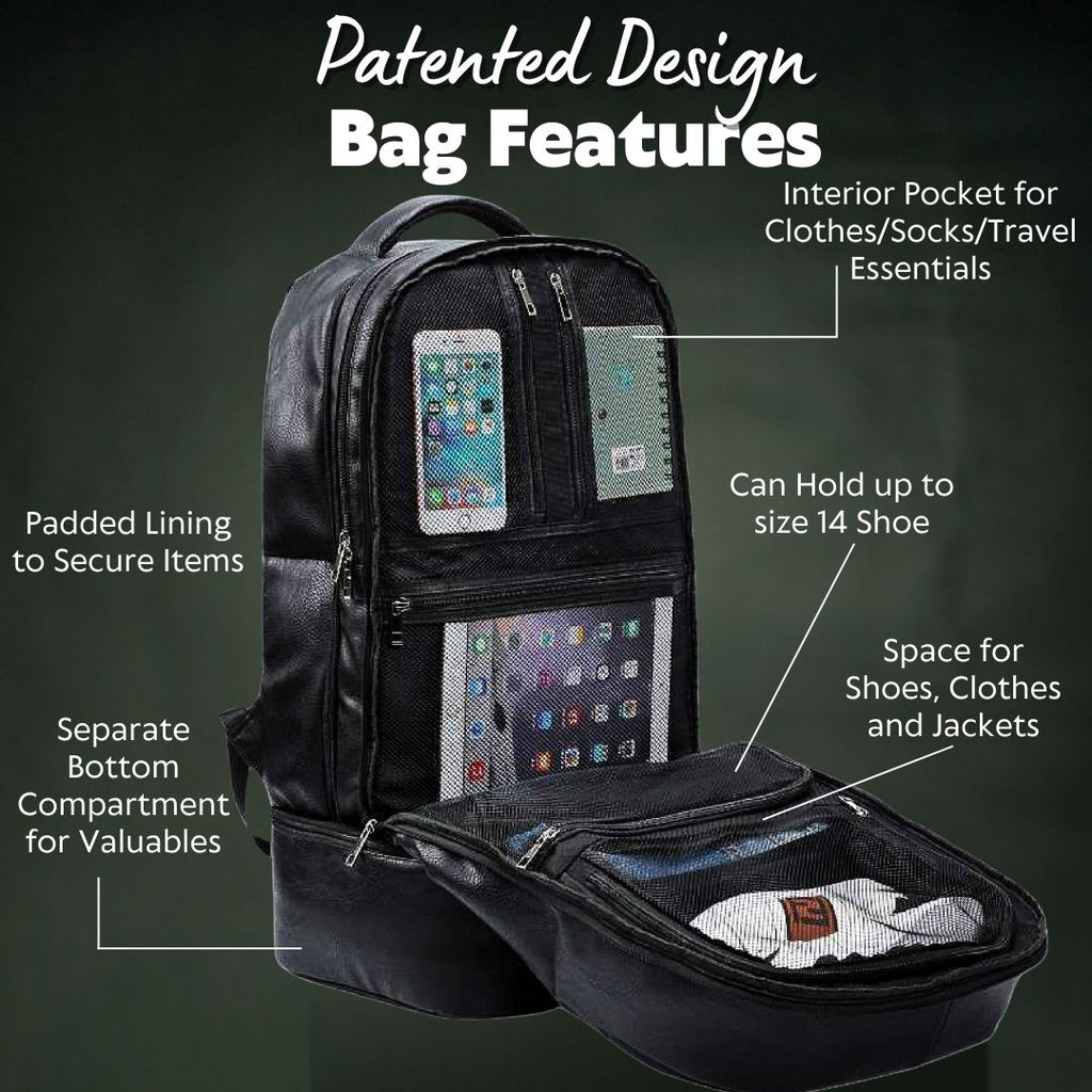 Royal Blue Leather Carryon Bag (XL Design) *Holds Size 17 (Only 150 Made)