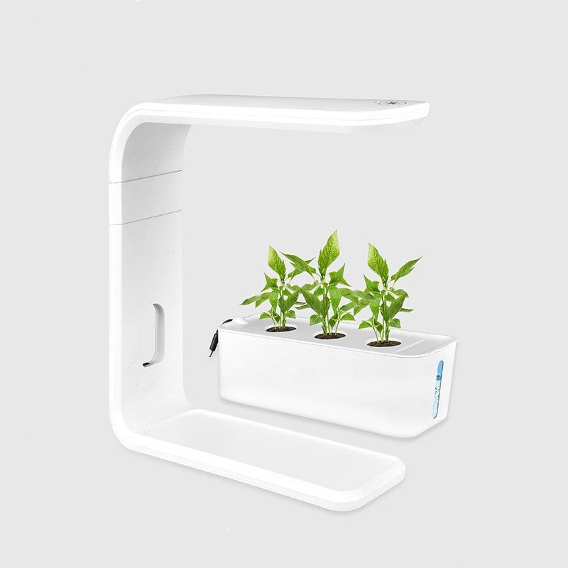 E Indoor Smart Plant & Vegetable Planter – Hydroponic System for Home & Office, Self-Watering, LED Grow Lights