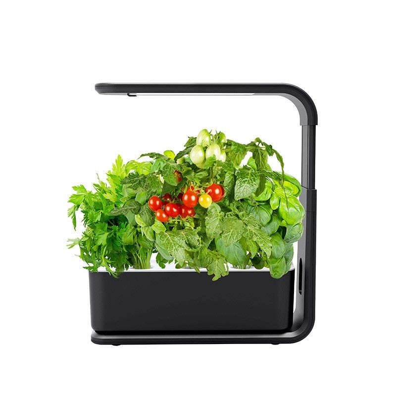 E Indoor Smart Plant & Vegetable Planter – Hydroponic System for Home & Office, Self-Watering, LED Grow Lights
