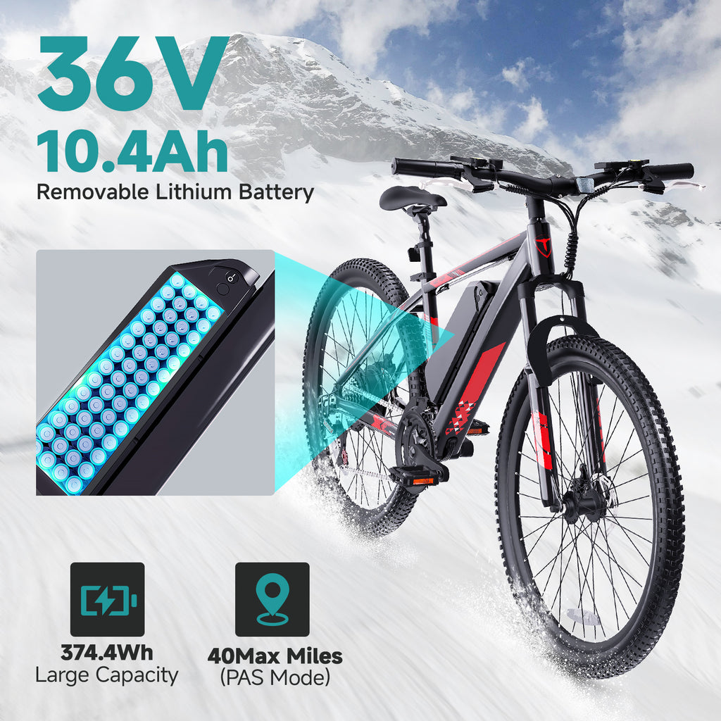 350W City Electric Bike 20” | 40km Range, 21-Speed Gears & Mechanical Disc Brakes