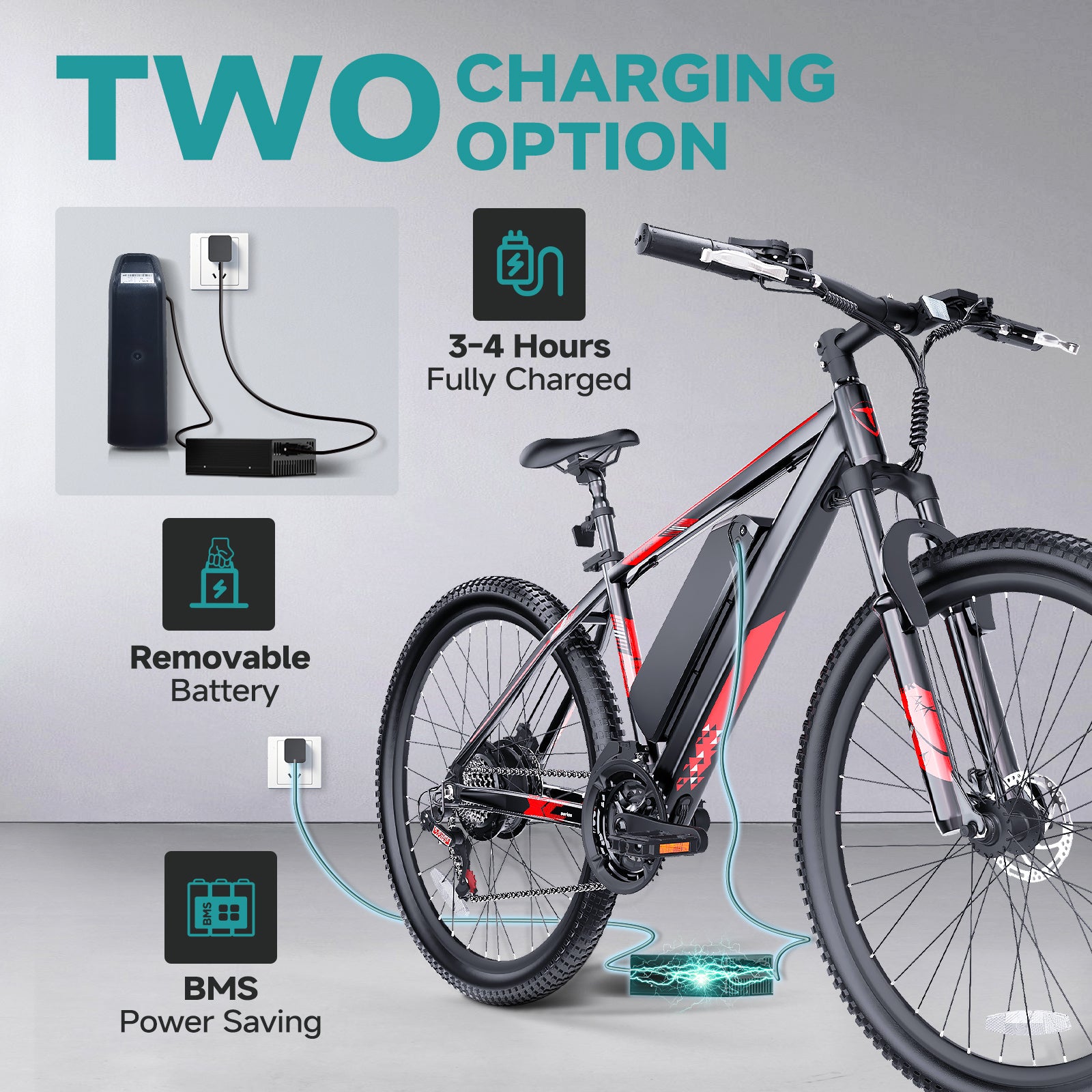 350W City Electric Bike 20” | 40km Range, 21-Speed Gears & Mechanical Disc Brakes