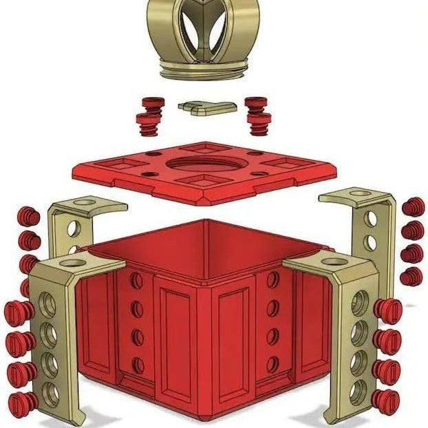 Annoying Gift Box with Screws – 3D Printed Valentine’s Day Puzzle Box