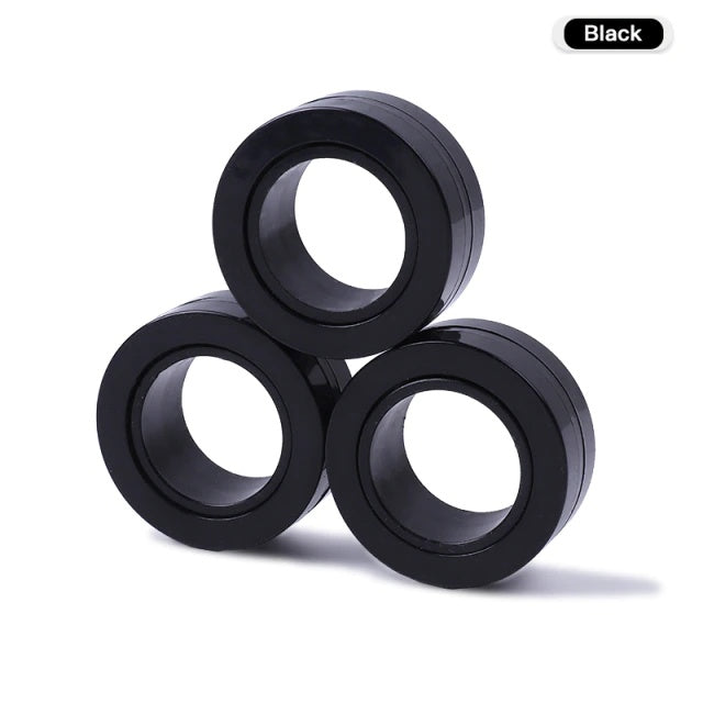 Magic Magnetic Fidget Ring – Anti-Stress Desk Toy for Anxiety Relief & Fun