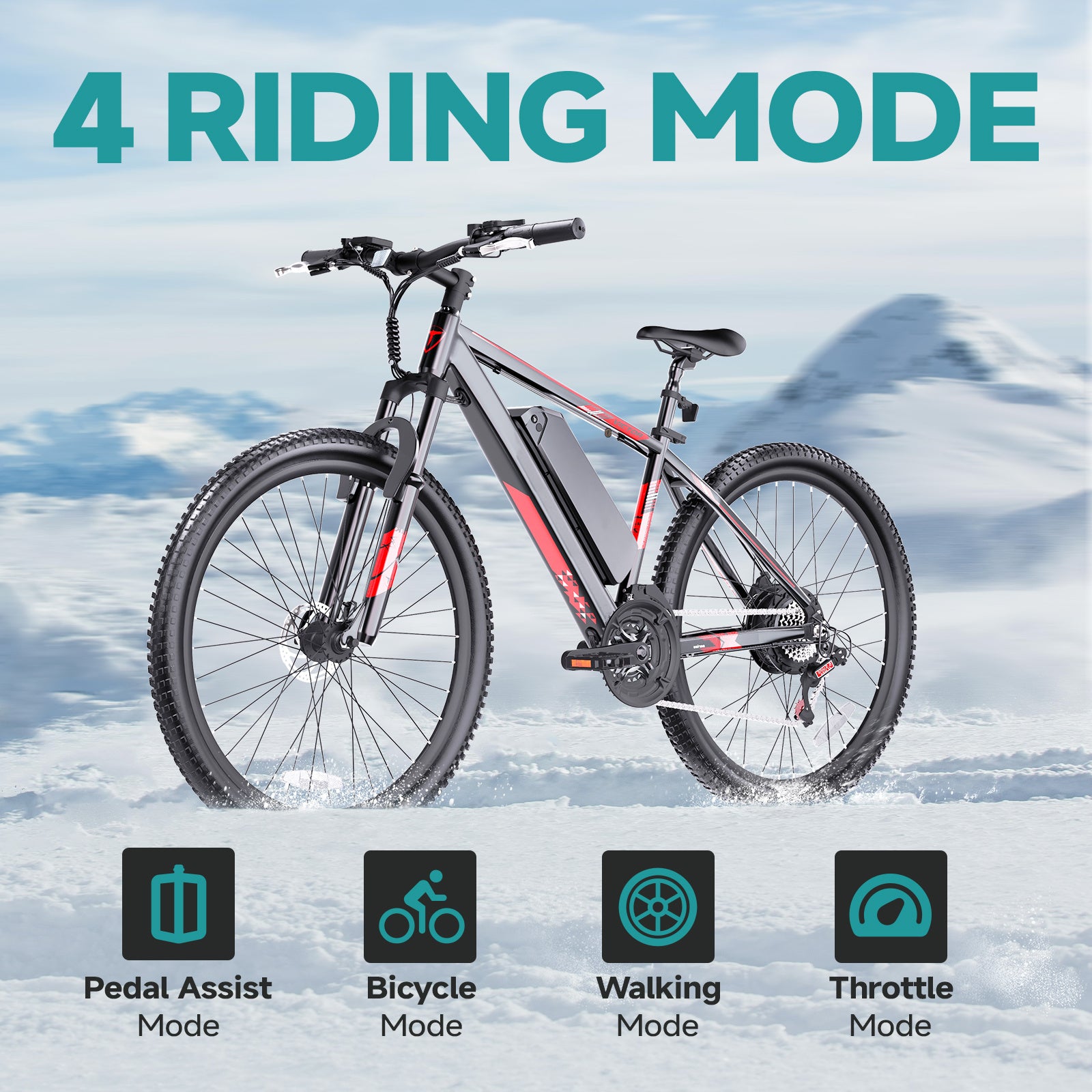 350W City Electric Bike 20” | 40km Range, 21-Speed Gears & Mechanical Disc Brakes