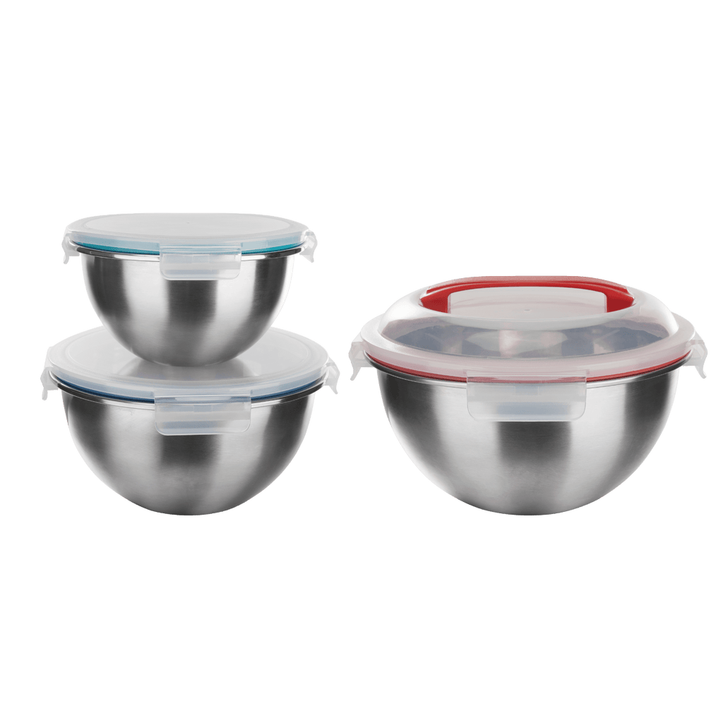 Mix & Carry Stainless Steel Bowl Set